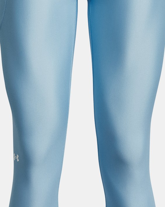 Women's HeatGear® Evolved Graphic Leggings in Blue image number 4