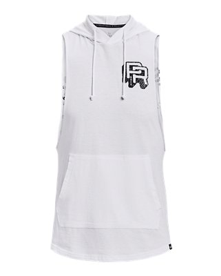 Men's Project Rock Training Sleeveless Hoodie image number 4