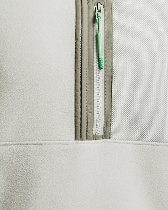 Men's UA Microfleece Maxx Vest in Green image number 6