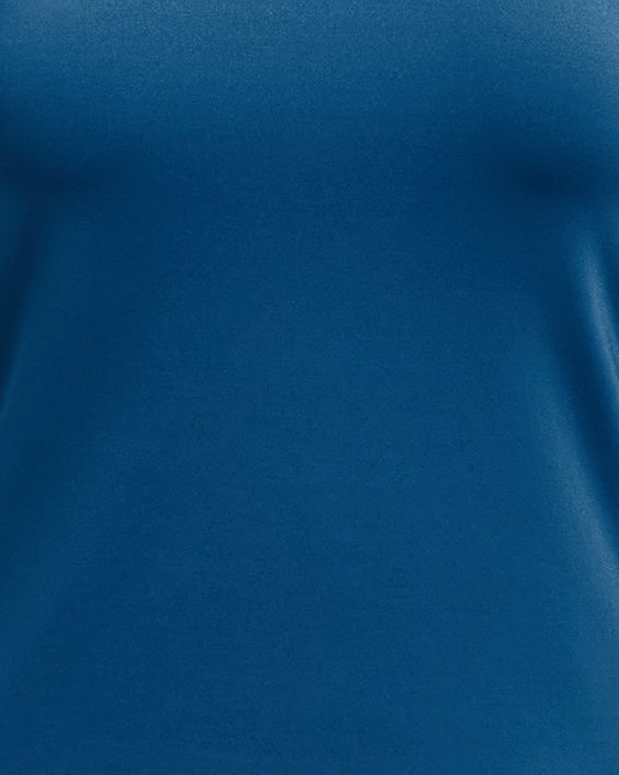 Damen UA RUSH™ Oberteil mit Netzstoff, kurzärmlig, Blue, pdpMainDesktop image number 4