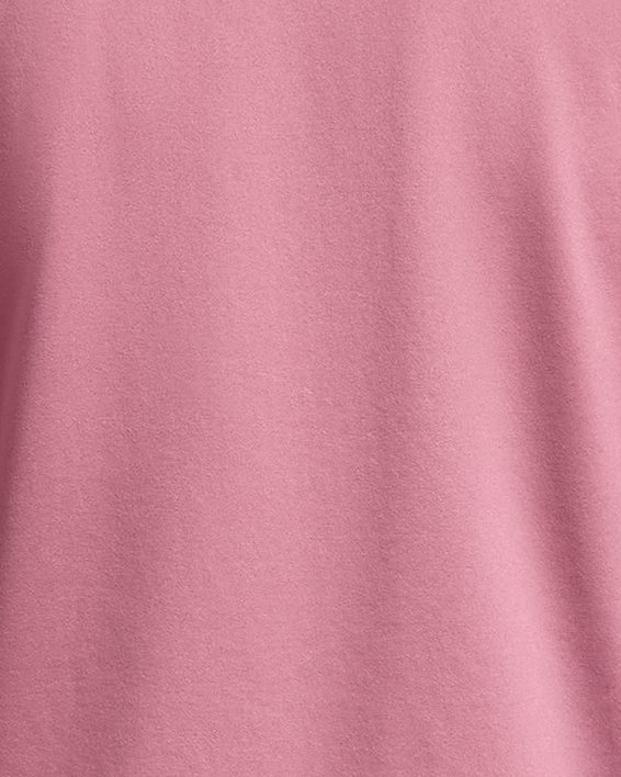 เสื้อยืดแขนสั้น UA Motion สำหรับเด็กผู้หญิง in Pink image number 1