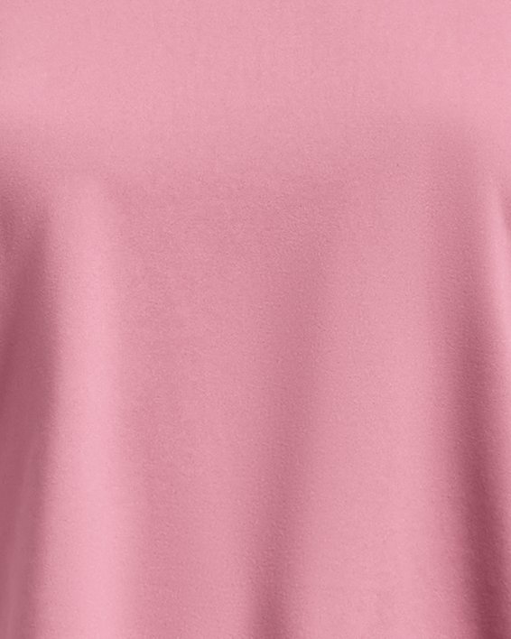 เสื้อยืดแขนสั้น UA Motion สำหรับเด็กผู้หญิง in Pink image number 0