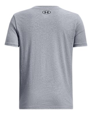 เสื้อแขนสั้น UA Basketball Icon Logo สำหรับเด็กผู้ชาย image number 1