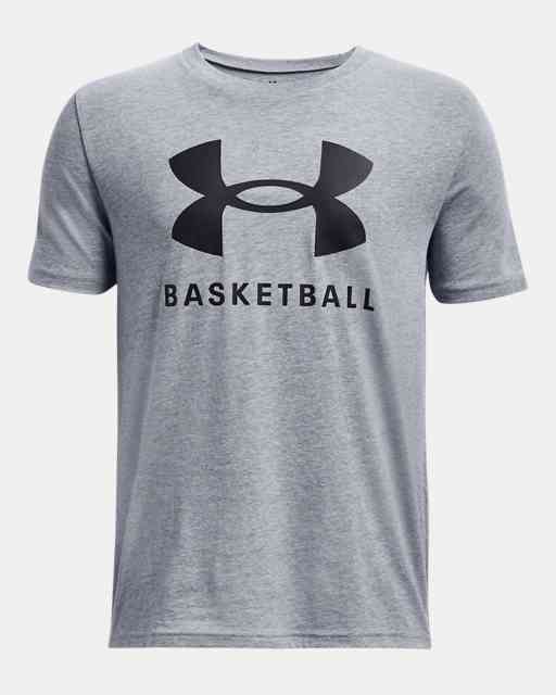 Boys' UA Basketball Icon Logo Short Sleeve