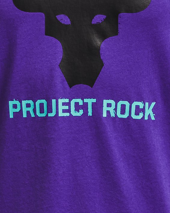 Boys' Project Rock Brahma Bull Short Sleeve in Purple image number 0