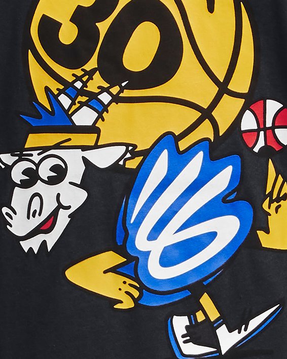 Boys' Curry GOAT 30 Short Sleeve image number 1