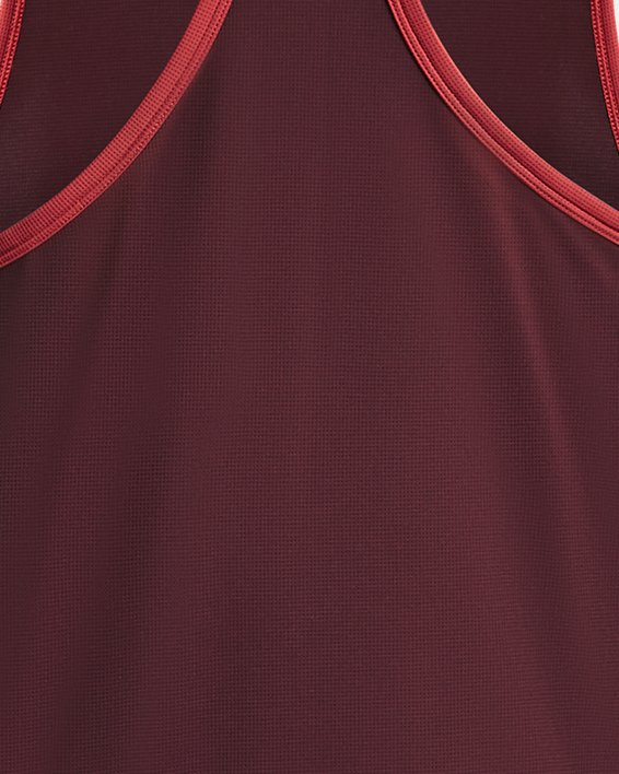 Men's Project Rock Gym Tank in Maroon image number 5