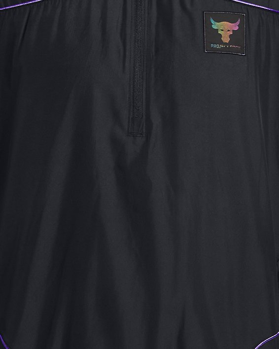 Men's Project Rock Anorak Jacket in Black image number 6