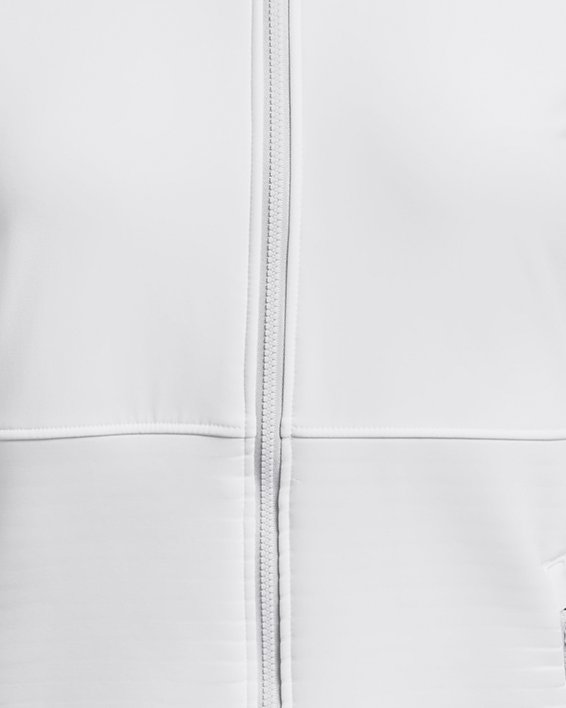 Haut entièrement zippé UA Storm Daytona pour femme, White, pdpMainDesktop image number 5