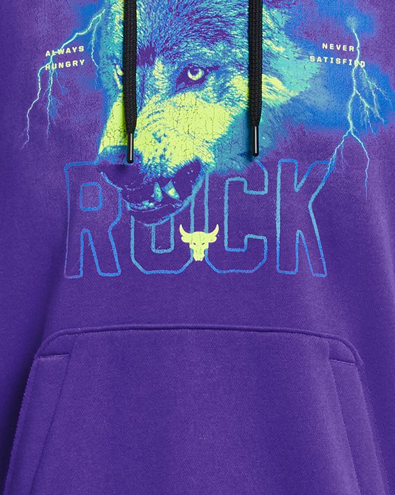Sudadera con Capucha Project Rock Heavyweight Terry para Hombre, Purple, pdpMainDesktop image number 4