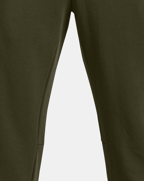 Men's Project Rock Heavyweight Terry Pants in Green image number 4