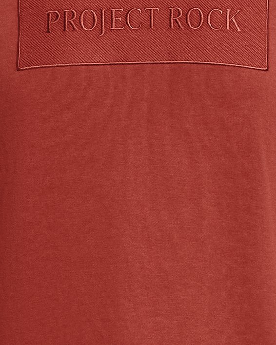 Men's Project Rock Terry Gym Top in Red image number 4