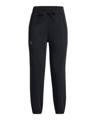 Pants Project Rock Heavyweight Terry para mujer, Black, pdpMainDesktop image number 4