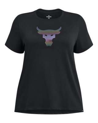 Women's Project Rock Night Shift Heavyweight Short Sleeve image number 4