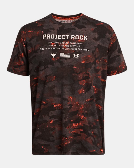 Men's Project Rock Veterans Day Printed Short Sleeve