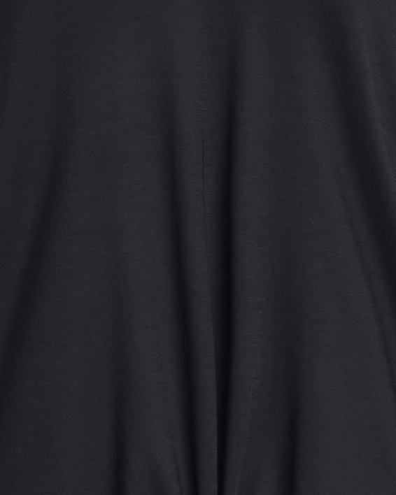 Women's Project Rock Completer Deep V T-Shirt, Black, pdpMainDesktop image number 4