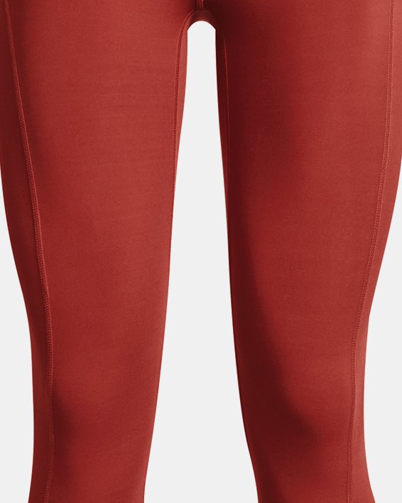 Women's Project Rock Crossover Lets Go Ankle Leggings in Red image number 6