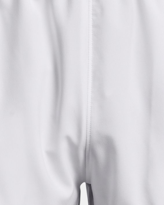 男士UA Baseline 5英寸短褲 in White image number 6