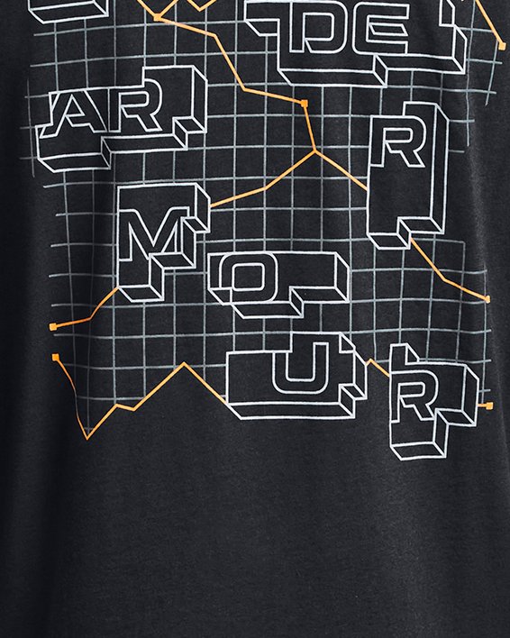 Men's UA Outdoor Grid Logo Long Sleeve in Black image number 5
