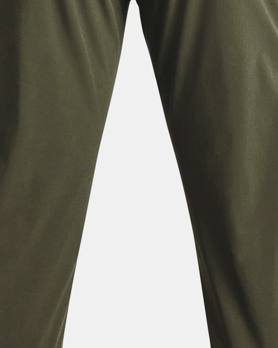 Men's UA Stretch Woven Cargo Pants in Green image number 6