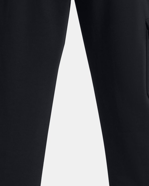 Men's UA Icon Fleece Cargo Pants in Black image number 5