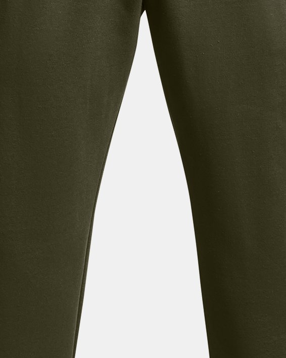 Pantalon cargo UA Essential Fleece pour homme, Green, pdpMainDesktop image number 4