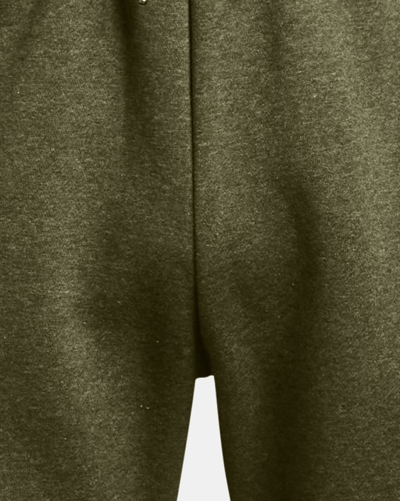 Shorts UA Essential Fleece da uomo, Green, pdpMainDesktop image number 4