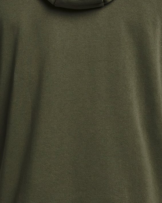Men's Project Rock Heavyweight Terry Hoodie in Green image number 5