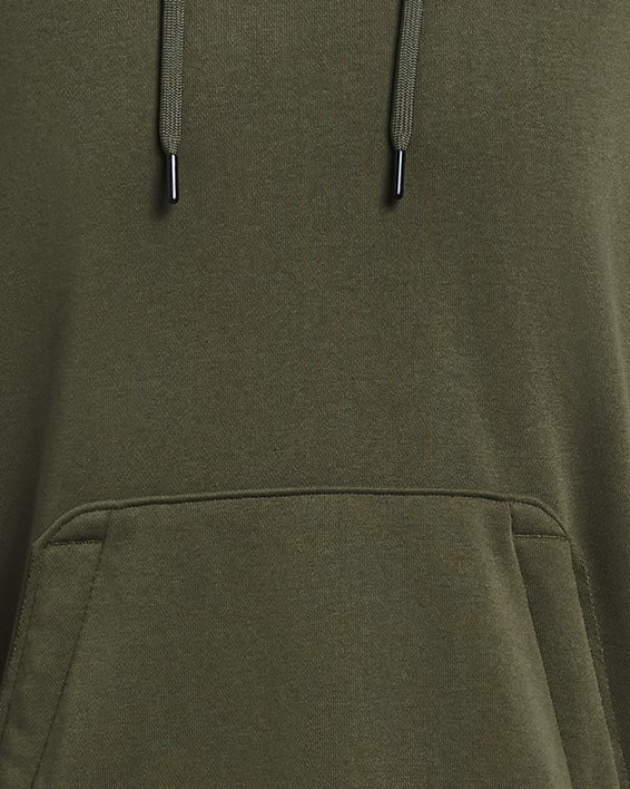 Men's Project Rock Heavyweight Terry Hoodie in Green image number 4