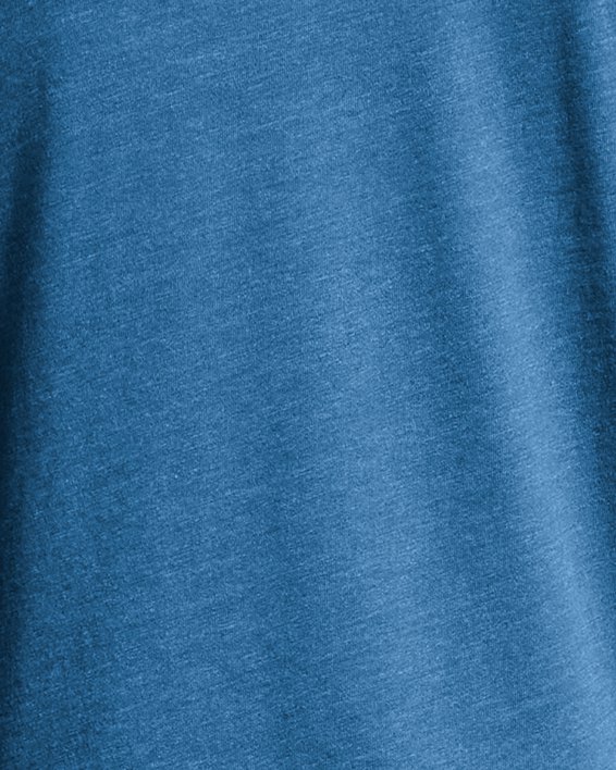 Boys' UA Logo Wordmark Short Sleeve, Blue, pdpMainDesktop image number 1