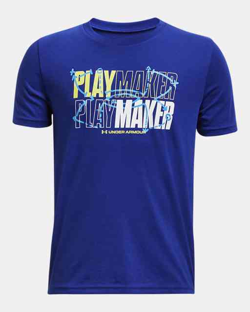 Boys' UA Playmaker Short Sleeve