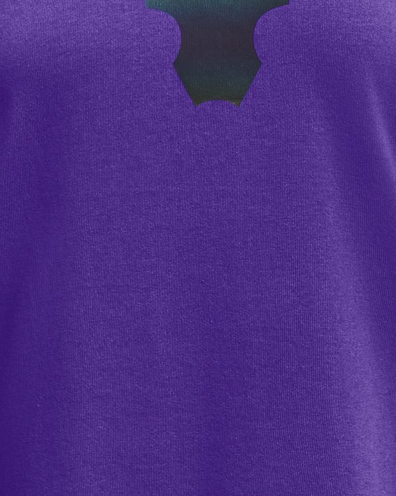 Women's Project Rock Night Shift Heavyweight Short Sleeve in Purple image number 4