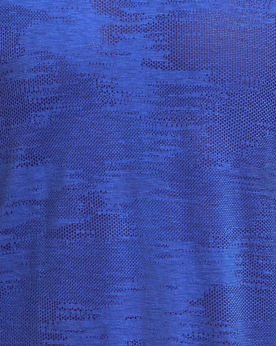 Men's UA Streaker Speed Camo Short Sleeve, Blue, pdpMainDesktop image number 4