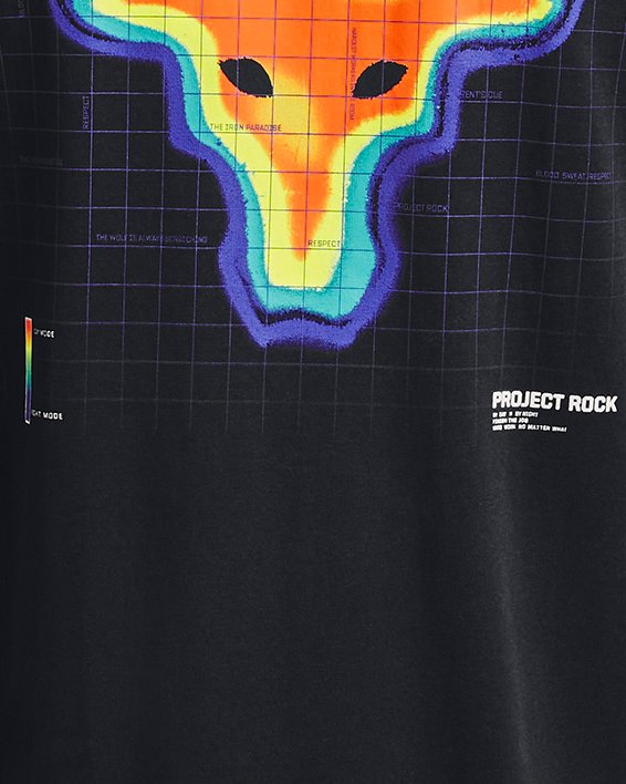 Men's Project Rock Thermal Bull Heavyweight Short Sleeve image number 5