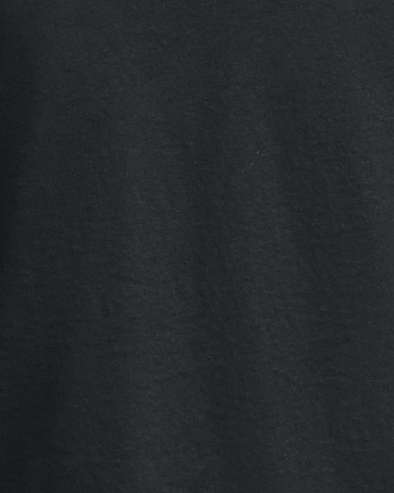 UA Sportstyle Kurzarm-Croptop mit Logo für Mädchen, Black, pdpMainDesktop image number 1