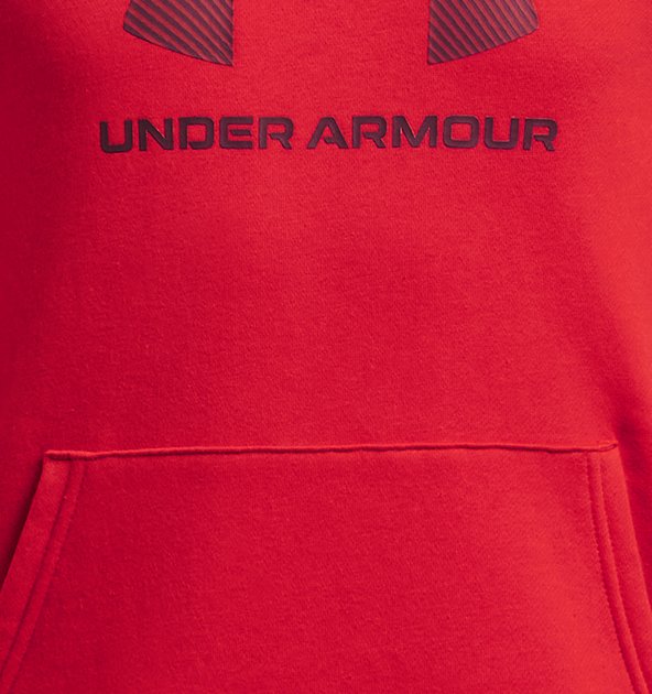 Under Armour Boys' UA Rival Fleece Big Logo Print Fill Hoodie