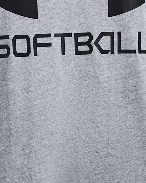 T-shirt avec logo UA Softball pour enfants