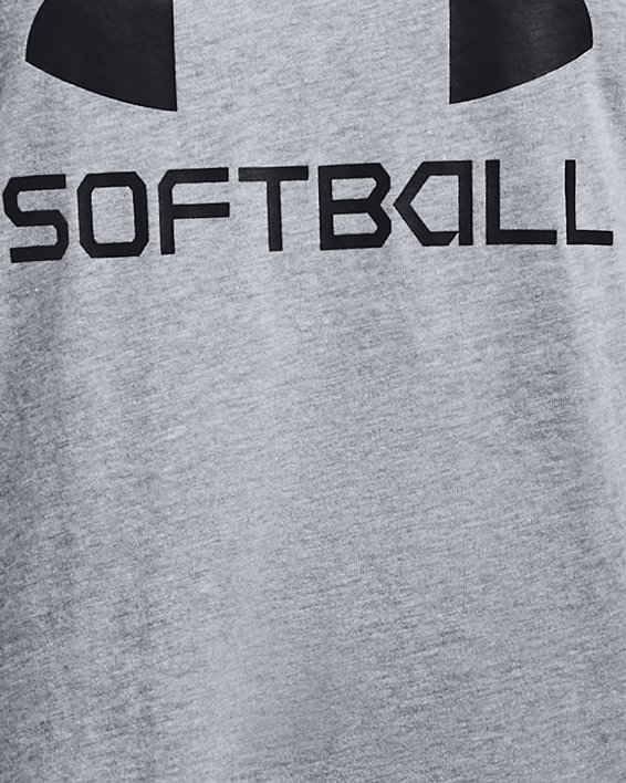 Under Armour Girls' UA Softball Logo Short Sleeve. 1