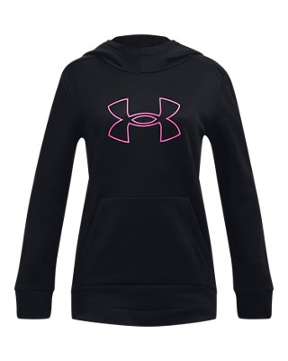 Under Armour Armour Fleece Hoodie — 001-BLK/PNK