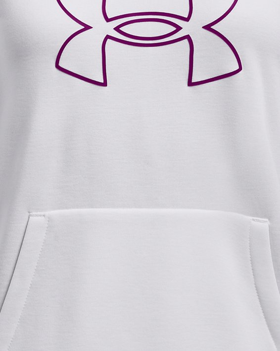 Under Armour Sweatshirt Adult Large Purple Athletic Hoodie Center Logo