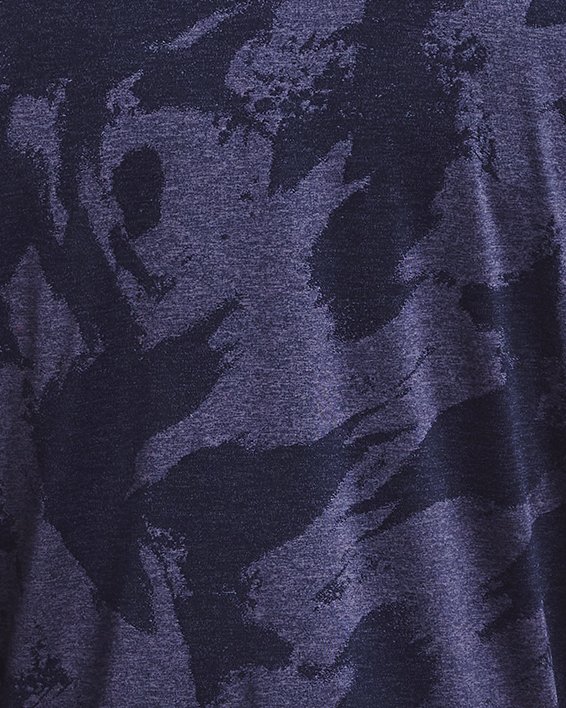 Camiseta con cremallera de ¼ UA Playoff Printed para hombre, Blue, pdpMainDesktop image number 5