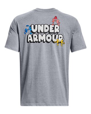 Men's UA Workout Logos Short Sleeve image number 5