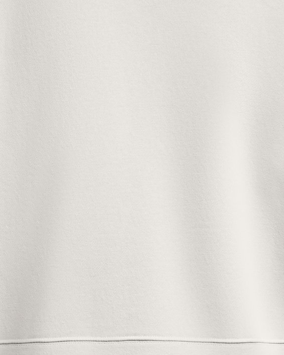 여성 UA 에센셜 플리스 ½ 집 in White image number 10