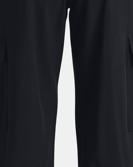 Women's trousers Under Armour Women's UA Armour Sport Woven Pants -  midnight navy/metallic silver, Tennis Zone