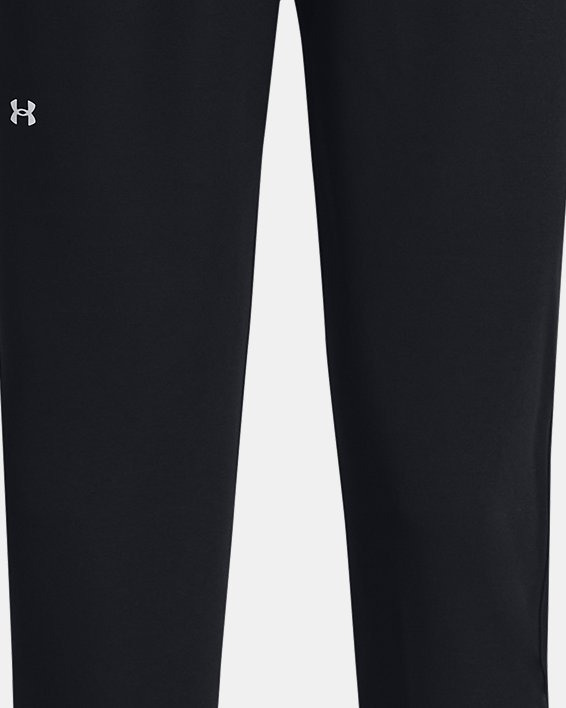 Under Armour Track Pants Women’s Black Elastic Waist Zip Ankle Size Small  Loose
