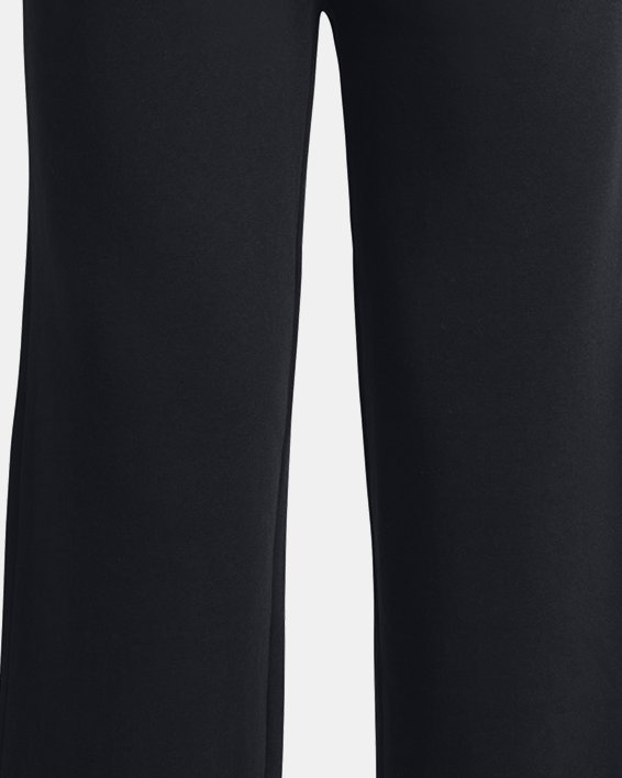 Women's UA Rival Fleece Straight Leg Pants in Black image number 4