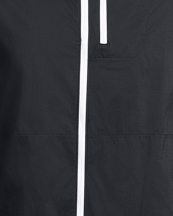 เสื้อแจ็คเก็ตน้ำหนักเบา UA Launch สำหรับผู้ชาย in Black image number 4