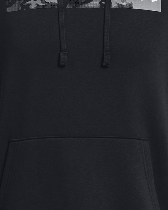  Under Armour Rival Fleece Graphic Hoodie Black/Onyx White SM :  Clothing, Shoes & Jewelry