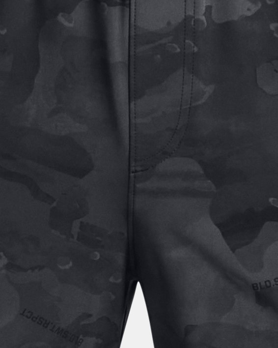 男士Project Rock Unstoppable Camo短褲 in Black image number 6