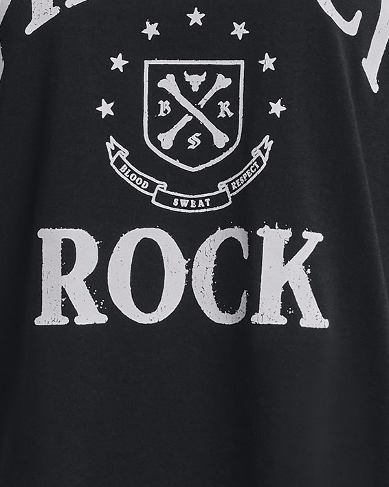 女士Project Rock Campus Heavyweight T恤 in Black image number 4